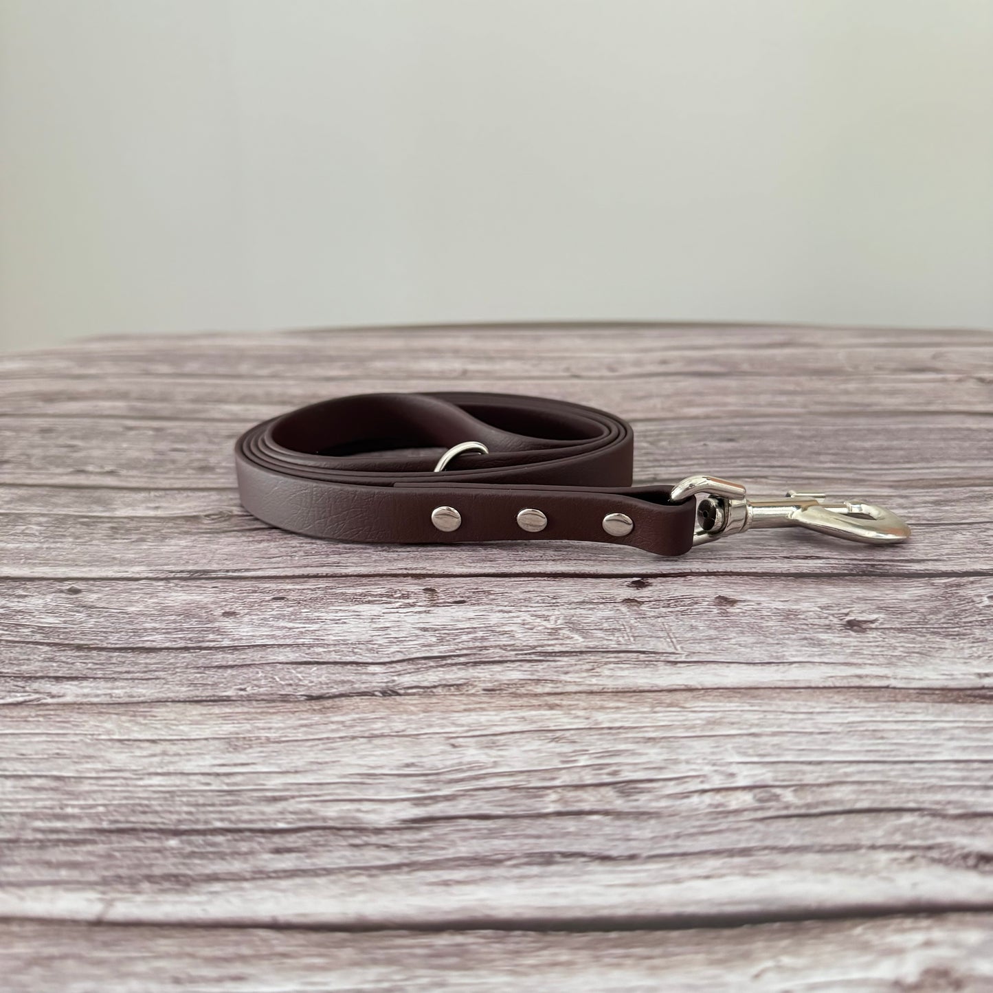 Biothane Leash - Brown Nickel