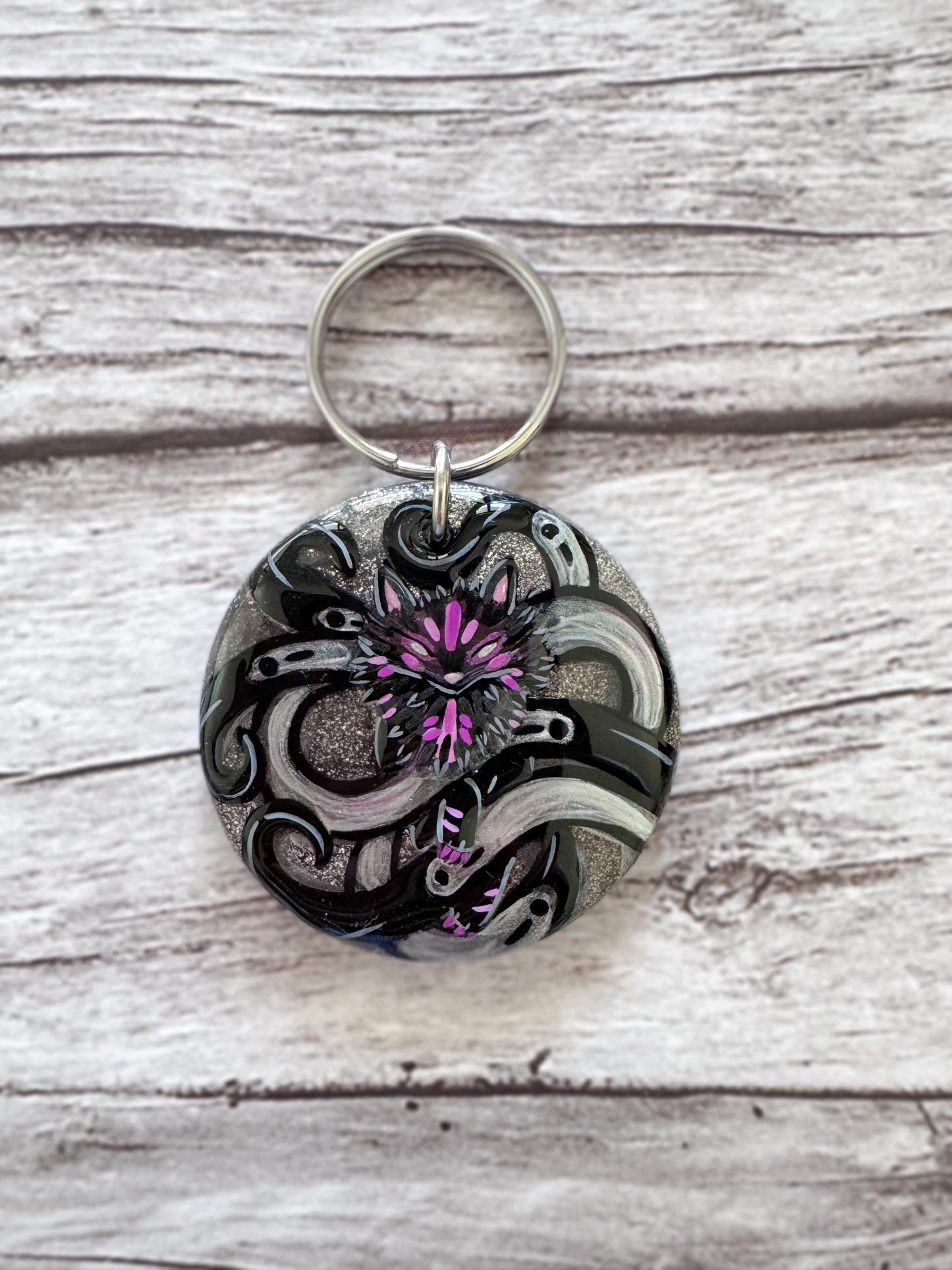 "Darkness" Collar and Tag Set