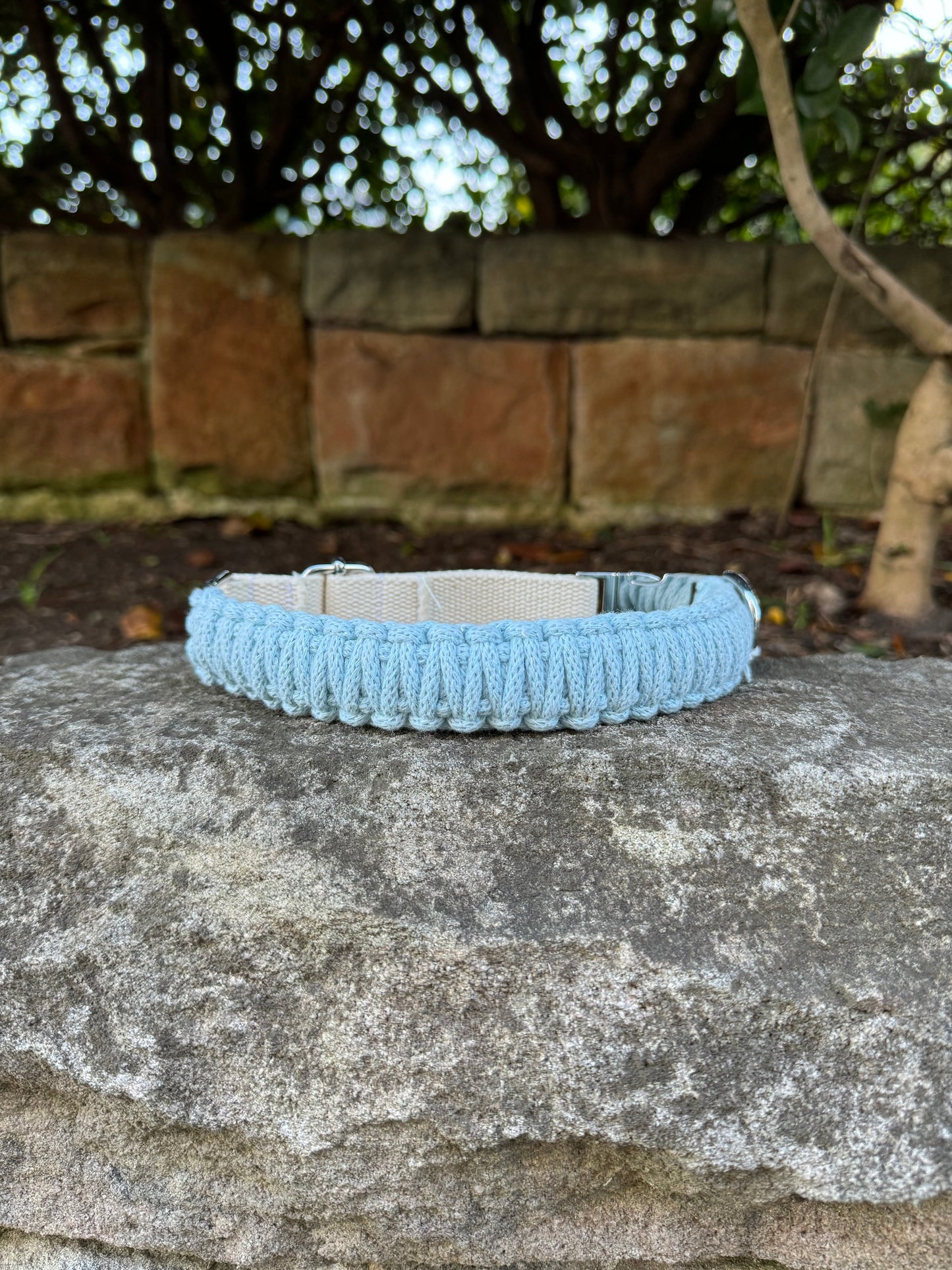 Macrame Collar - Mist King Cobra L