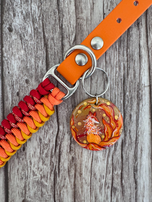 "Fire" Collar and Tag Set