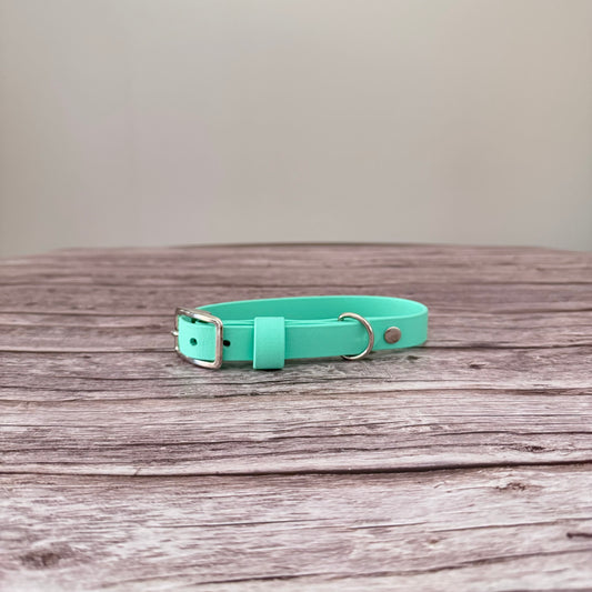 S 35-42cm Nickel Biothane Collar