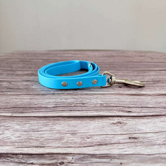 Biothane Leash - Light Blue Nickel