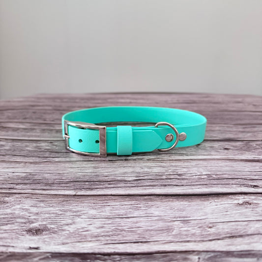 L 45-52cm Nickel Biothane Collar