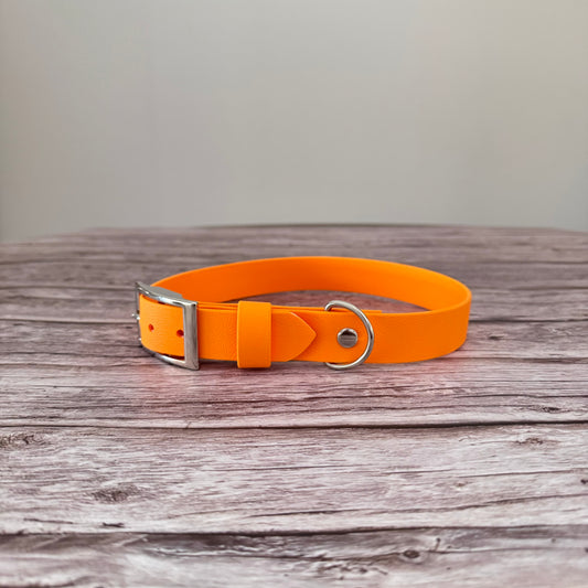 L 45-52cm Nickel Biothane Collar