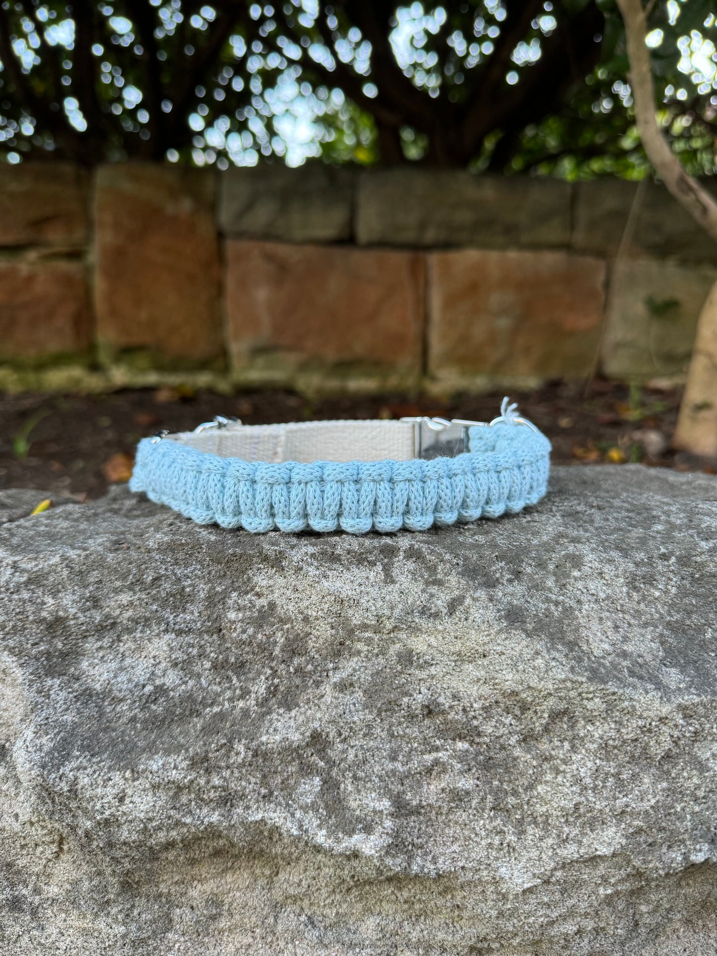 Macrame Collar - Mist Cobra M