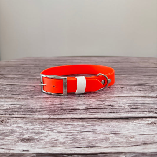 M 40-47cm Nickel Biothane Collar