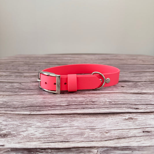 M 40-47cm Nickel Biothane Collar