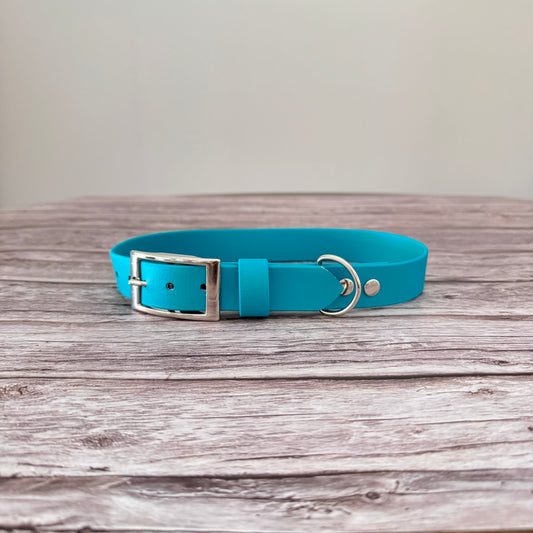 L 45-52cm Nickel Biothane Collar