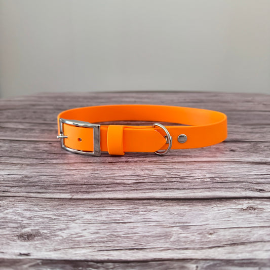 XL 50-57cm Nickel Biothane Collar