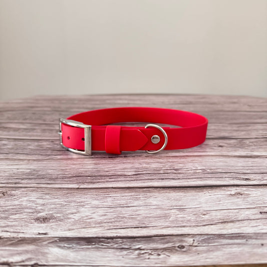 L 45-52cm Nickel Biothane Collar